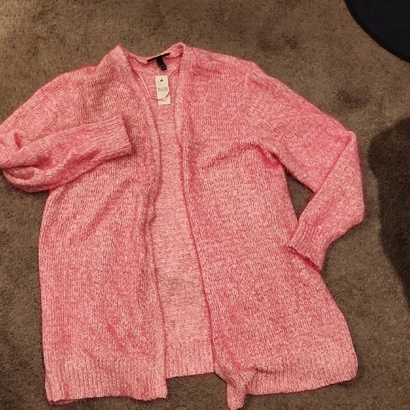 LANE BRYANT Women's Pink Cardigan Sweater - Picture 1 of 6